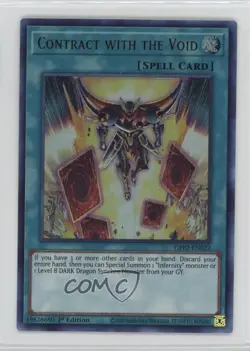 Contract with the Void Ultra Rare 1st Ed. YuGiOh Ghosts From Past: 2nd Haunting - Image 1