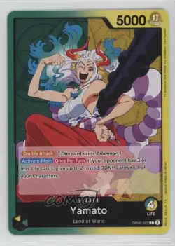 2023 One Piece Card Game: Wings of Captain OP06 L Yamato #OP06-022 - Image 1
