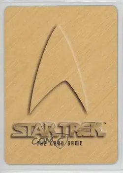 1996 Star Trek - The Card Game: Starfleet Maneuvers Challenge Commodore Decker - Image 2