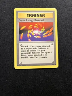 Super Energy Removal 79/102 Base Set - Pokemon TCG Card - LP - Image 1