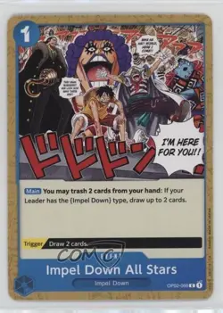 2022 One Piece Card Game: Paramount War OP02 Impel Down All Stars #OP02-066 - Image 1
