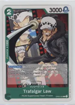 2022 One Piece Card Game: Paramount War OP02 Trafalgar Law #OP02-035 - Image 1