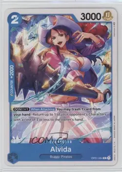 2022 One Piece Card Game: Romance Dawn OP01 Alvida #OP01-064 - Image 1