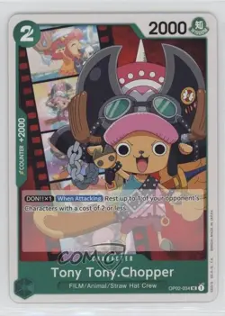2022 One Piece Card Game: Paramount War OP02 Tony TonyChopper #OP02-034 - Image 1