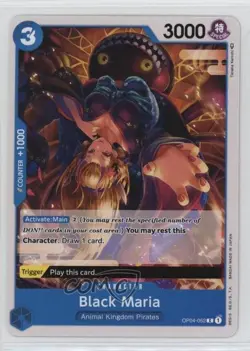 2023 One Piece Card Game: Kingdoms of Intrigue OP04 Black Maria #OP04-052 - Image 1