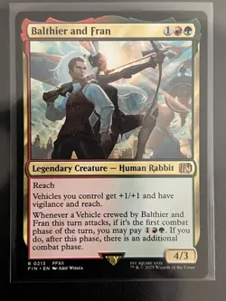 MTG Final Fantasy Rare #0213 Balthier And Fran - Image 1