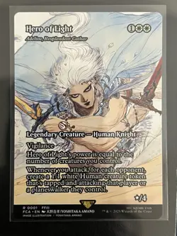MTG Final Fantasy: Through The Ages Hero of Light (Adeline, Resplendent Cathar) - Image 1