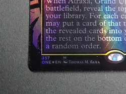 MTG Oil Slick Foil The Great Unifier Atraxa ONE English 61508 - Image 5