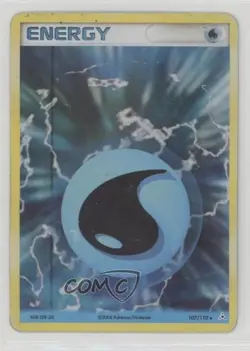 Water Energy Reverse Foil Pokemon EX Holon Phantoms #107 2006 - Image 1