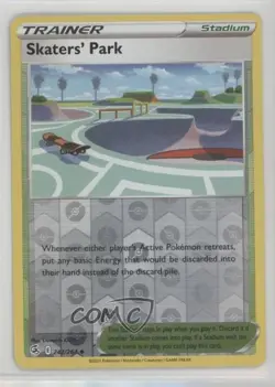 Skaters' Park Reverse Foil Pokemon Sword & Shield Fusion Strike #242 - Image 1