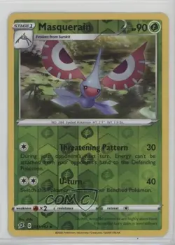 Masquerain Reverse Foil Pokemon Sword & Shield Rebel Clash #011 READ - Image 1