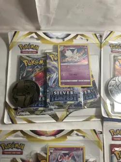 4x Pokemon 3 Booster Pack Blister Sword & Shield Astral/Silver/Brilliant/Battle - Image 5