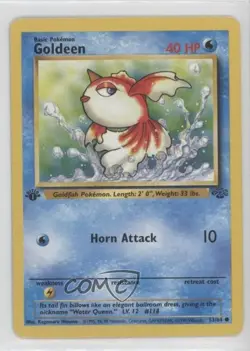 Goldeen 1st Ed. Pokemon Jungle #53 1999 - Image 1