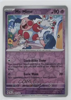 Mr Mime Reverse Foil Pokemon SV05: Temporal Forces #063 - Image 1