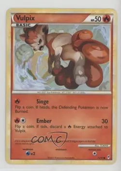 Vulpix Pokemon HeartGold & SoulSilver Call of Legends #75 READ - Image 1