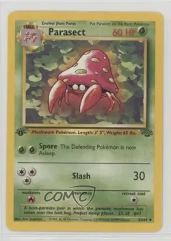 Parasect 1st Ed. Pokemon Jungle #41 1999 - Image 1