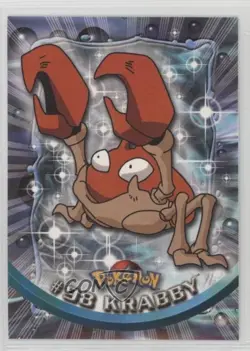 Krabby Topps Pokemon TV Animation Edition Series 2 #98 2000 - Image 1