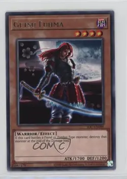 Getsu Fuhma Worldwide English Unlimited YuGiOh Invasion of Chaos #IOC-EN089 2004 - Image 1