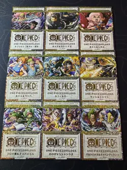 One Piece Set of 9 Collectible Character Anime SSR SR Cards CCG Boa Luffy Shiny - Image 1