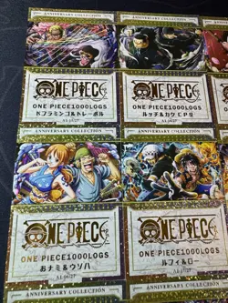 One Piece Set of 9 Collectible Character Anime SSR SR Cards CCG Boa Luffy Shiny - Image 2