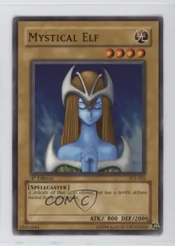 Mystical Elf 1st Ed. YuGiOh Starter Deck Yugi Evolution #SYE-002 2004 - Image 1