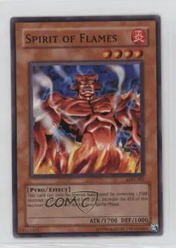 Spirit of Flames Unlimited YuGiOh Labyrinth Nightmare #LON-067 2003 - Image 1
