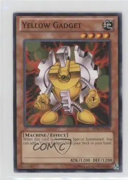 Yellow Gadget Unlimited YuGiOh Machine Re-Volt Structure Deck #SD10-EN008 2007 - Image 1