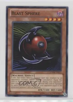 Blast Sphere Unlimited YuGiOh Machina Mayhem Structure Deck #SDMM-EN011 2010 - Image 1