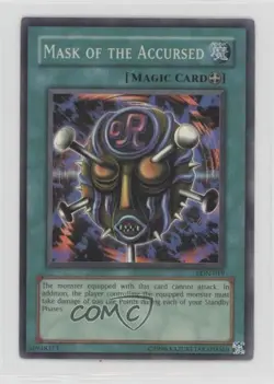 Mask of the Accursed Unlimited YuGiOh Labyrinth Nightmare #LON-019 2003 - Image 1