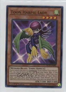 UR - Toon Harpie Lady 1st Ed. YuGiOh Battles of Legends: Crystal Revenge - Image 1