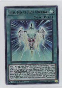 UR - Hyper Rank-Up-Magic Utopiforce 1st Ed. YuGiOh Brothers of Legend - Image 1