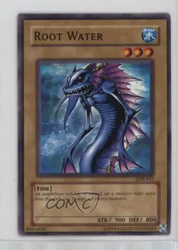 Root Water YuGiOh Legend of Blue Eyes White Dragon #LOB-032 2002 - Image 1