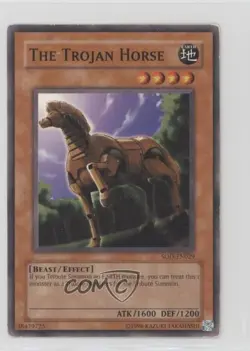 The Trojan Horse Unlimited YuGiOh Soul of the Duelist #SOD-EN029 2004 - Image 1