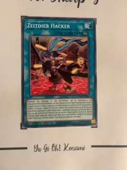 ZEITDIEB HACKER - 1. AUFLAGE MP20-DE041 DEUTSCH Yu-Gi-Oh! CARD COMMON KONAMI - Image 3