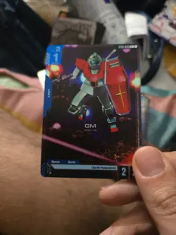 Gundam Card Game GM RGM-79 Unit ST01-005 Holo Foil C+ UC 2025 - Image 1