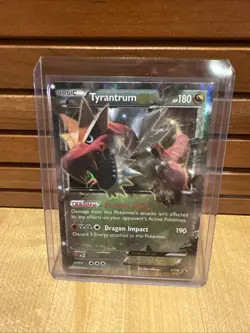Pokemon TCG Tyrantrum EX Holo Card XY70 XY Promo - Image 1