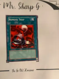 REMOVE TRAP - SDJ-034 ENGLISH Yu-Gi-Oh! CARD COMMON KONAMI STARTER DECK 2004 TCG - Image 2
