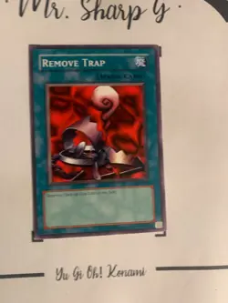 REMOVE TRAP - SDJ-034 ENGLISH Yu-Gi-Oh! CARD COMMON KONAMI STARTER DECK 2004 TCG - Image 3