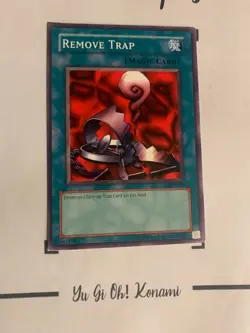 REMOVE TRAP - SDJ-034 ENGLISH Yu-Gi-Oh! CARD COMMON KONAMI STARTER DECK 2004 TCG - Image 4