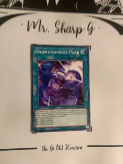 ONOMATOPOESIE-PAAR - LED6-DE043 DEUTSCH Yu-Gi-Oh! CARD COMMON KONAMI 2020 - Image 2