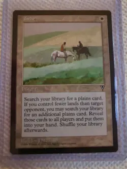 MTG Magic the Gathering English Tithe 1996 Visions MINT never played - Image 1