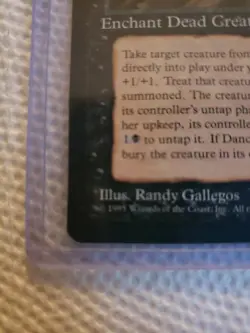 MTG Dance of the Dead Ice Age Magic the Gathering MINT never played - Image 2