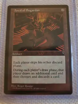 MTG - ANVIL OF BOGARDAN - VISIONS 1997 - MINT (NEVER PLAYED) - Image 1