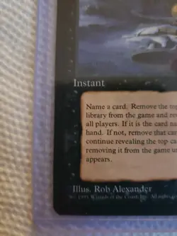 MTG Magic The Gathering Ice Age Demonic Consultation MINT - Image 2