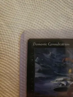 MTG Magic The Gathering Ice Age Demonic Consultation MINT - Image 3