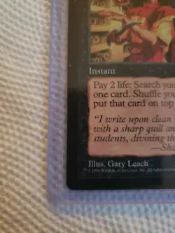 Vampiric Tutor visions great condition MTG MINT pack to sleave never played - Image 2