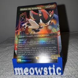 Shadow the Hedgehog - FOIL - Secret Lair x Sonic - NM Magic MTG - Image 1