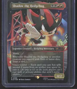 Shadow the Hedgehog - FOIL - Secret Lair x Sonic - NM Magic MTG - Image 1