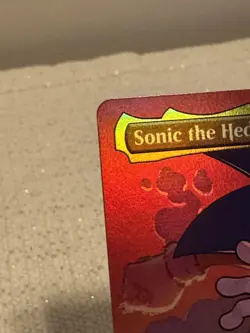 Sonic the Hedgehog - RAINBOW FOIL - Secret Lair x Sonic - NM Magic MTG - Image 4