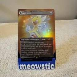 Super State - RAINBOW FOIL - Secret Lair x Sonic - NM Magic MTG - Image 1